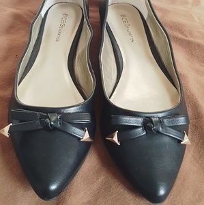 Black BCBG Zephir Pointed Flats