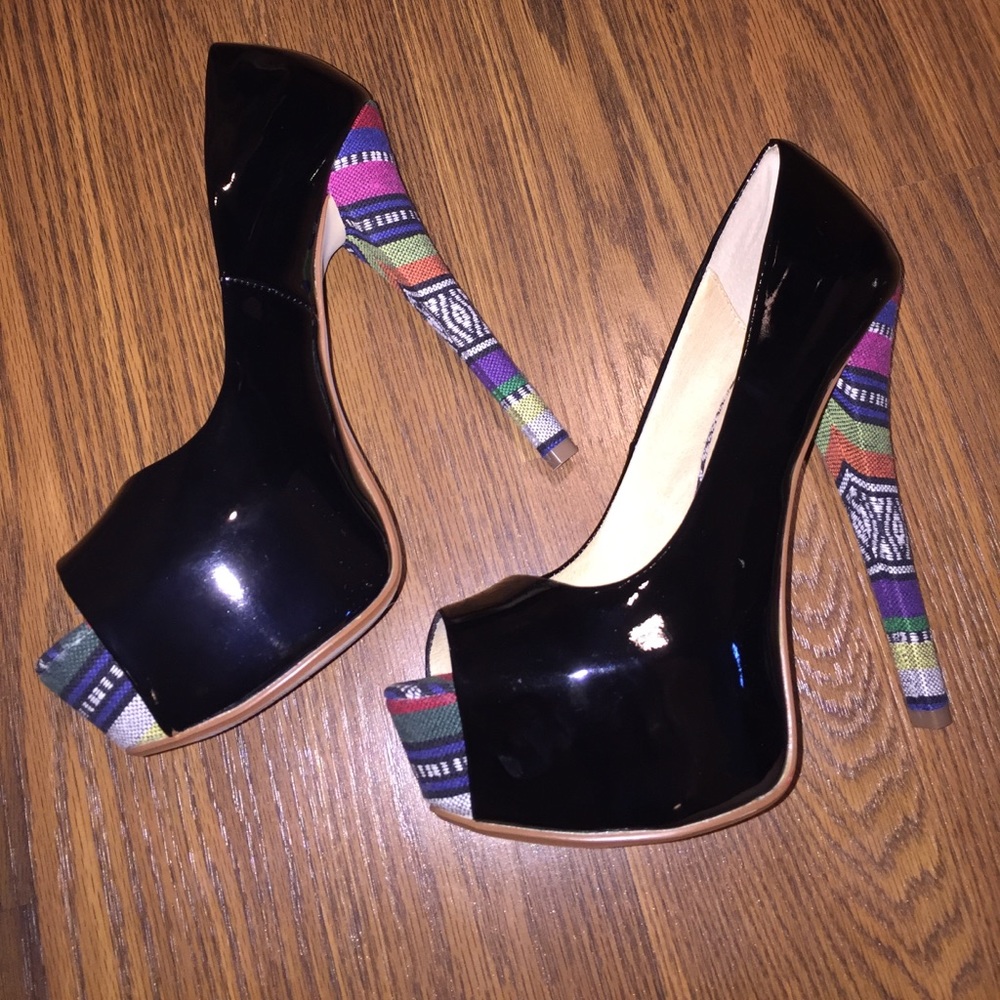 💋Peep toe pump - Picture 4 of 8