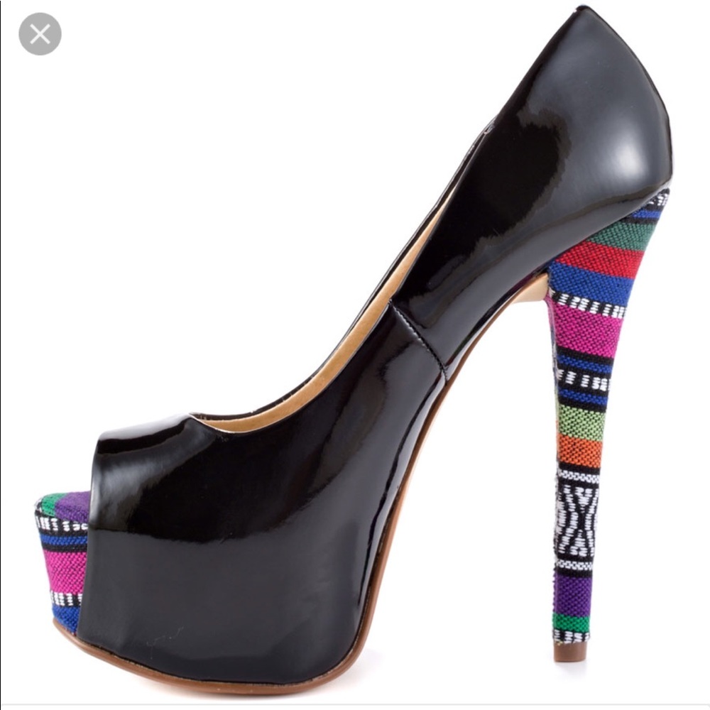 💋Peep toe pump - Picture 2 of 8