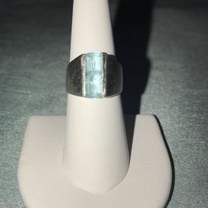 🌸Aquamarine in Sterling silver ring🌸