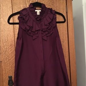 J crew silk blouse size 2