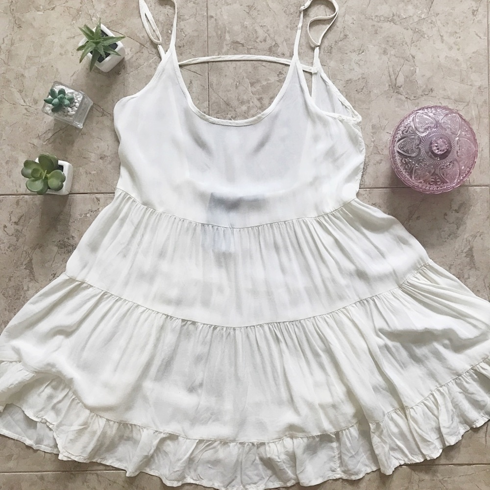 Brandy Melville white Jada dress. NEW WITH TAG!