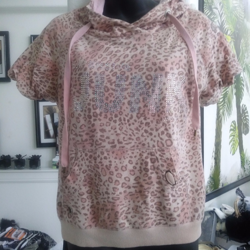 EXPENSIVE JUNK CRYSTAL SWEATSHIRT CREW WASHED MED