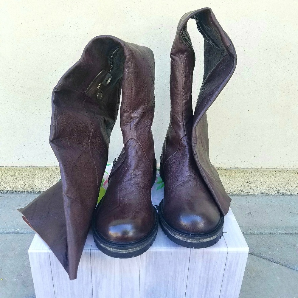 Edgy Free People OTK High Boots - Picture 6 of 8