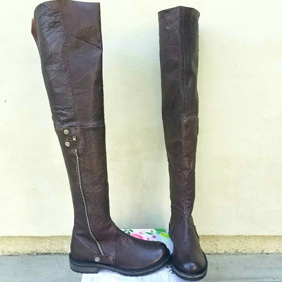 Edgy Free People OTK High Boots - Picture 4 of 8