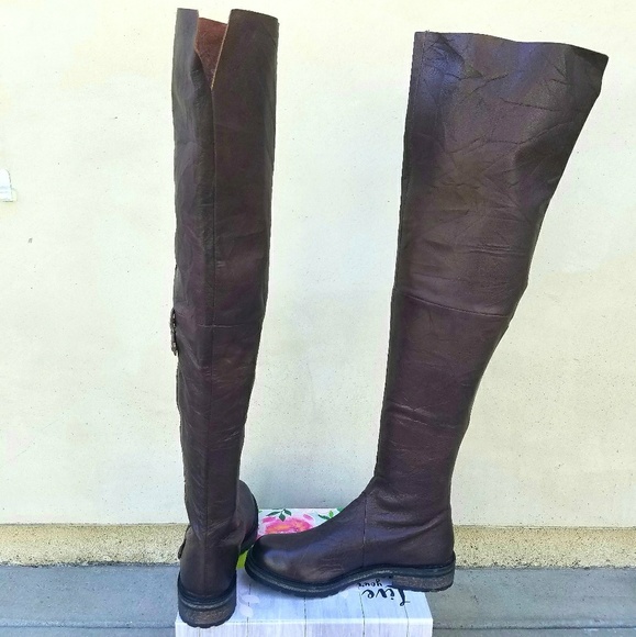 Edgy Free People OTK High Boots - Picture 5 of 8