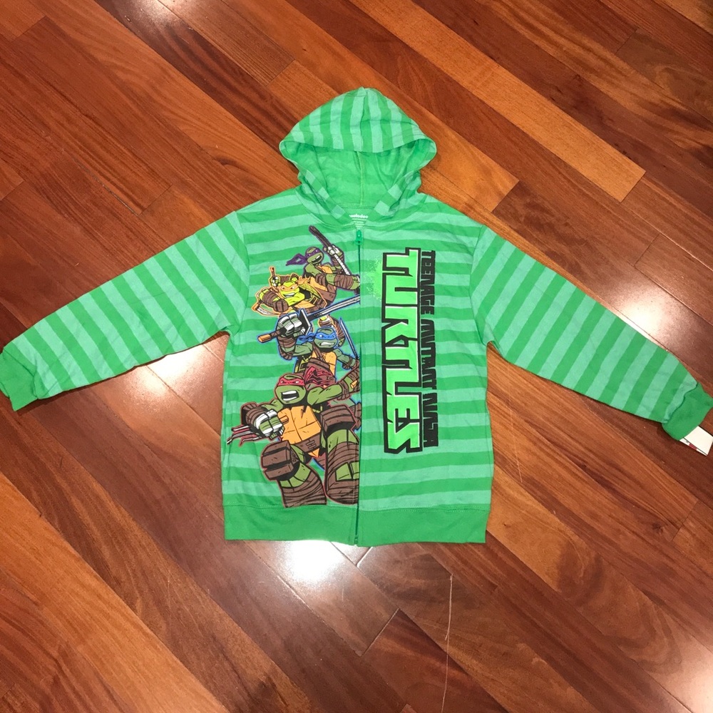 NWT Nickelodeon TMNT Ninja Turtles sweatshirt zip