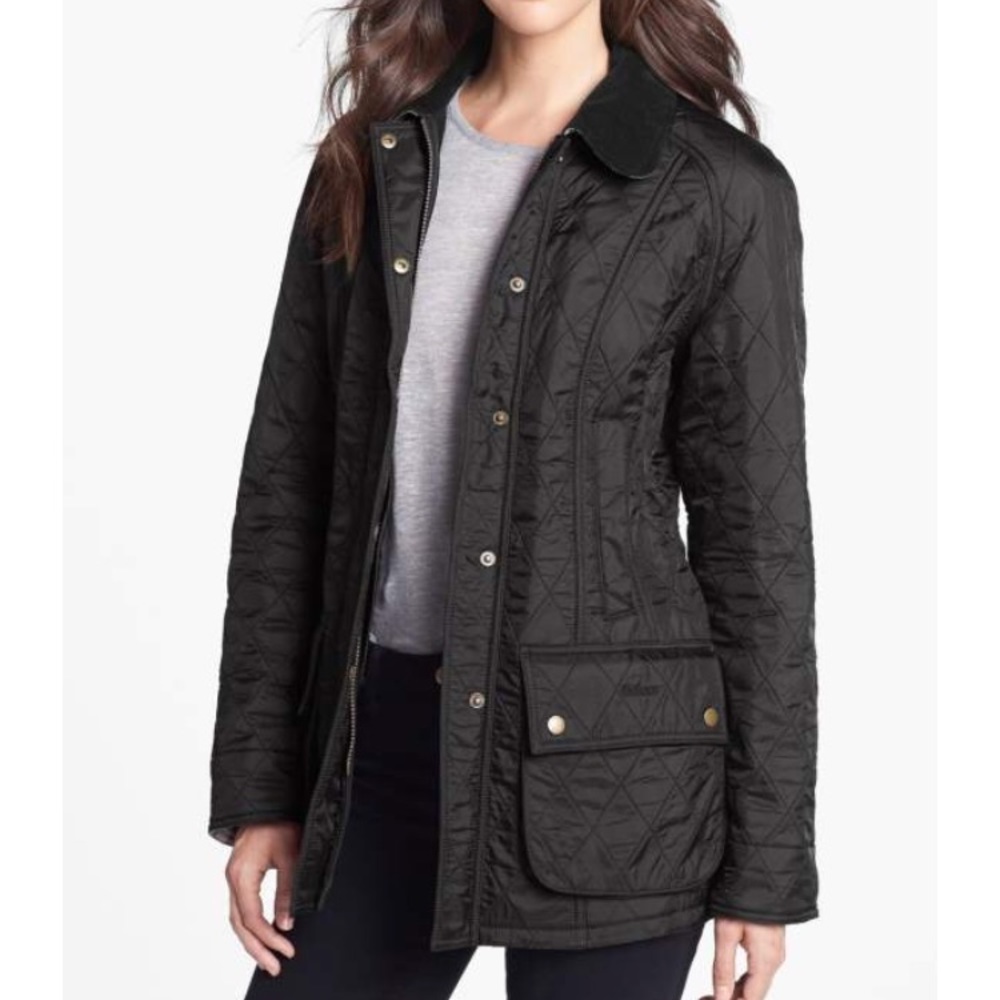 Women's Barbour beadnell quilted jacket - Black