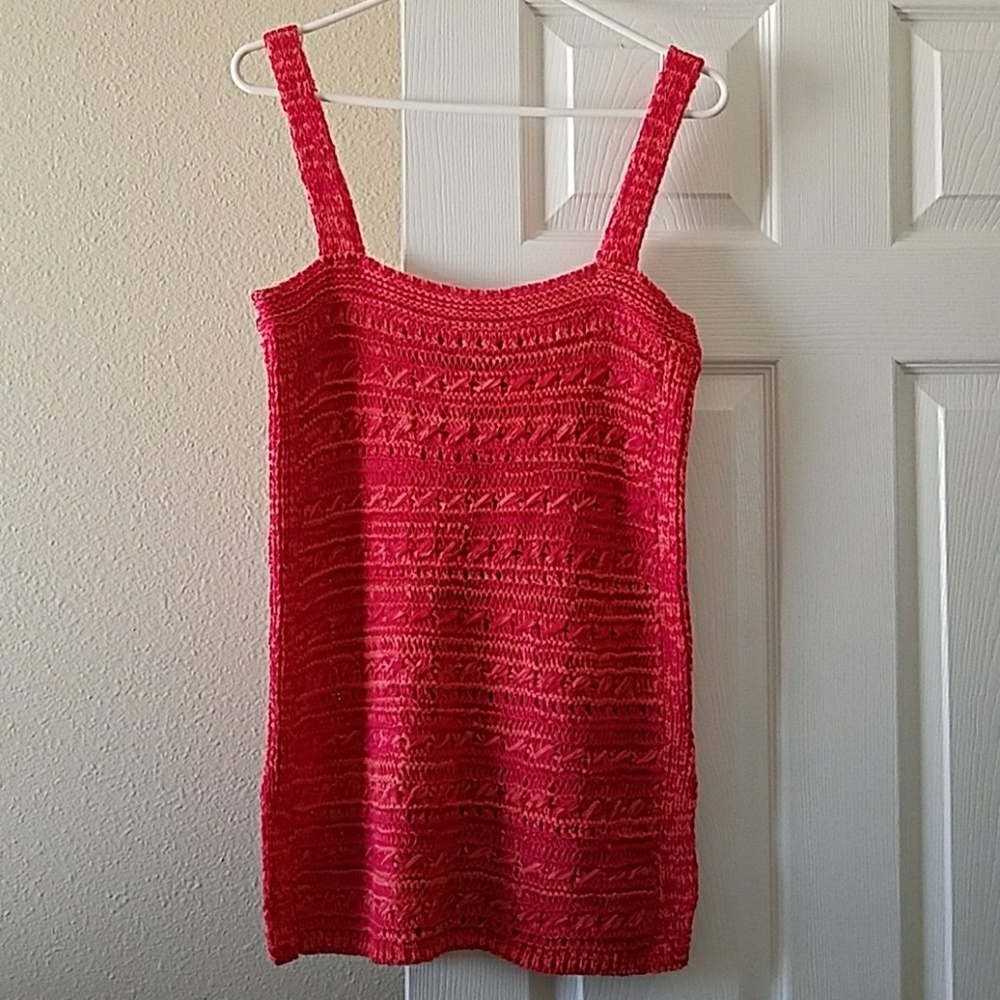 BCBG MAXAZRIA MESH TOP