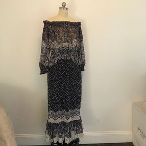 Saloni off shoulder dress