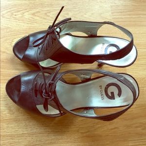 Guess 4 inch leather black8M solid construction