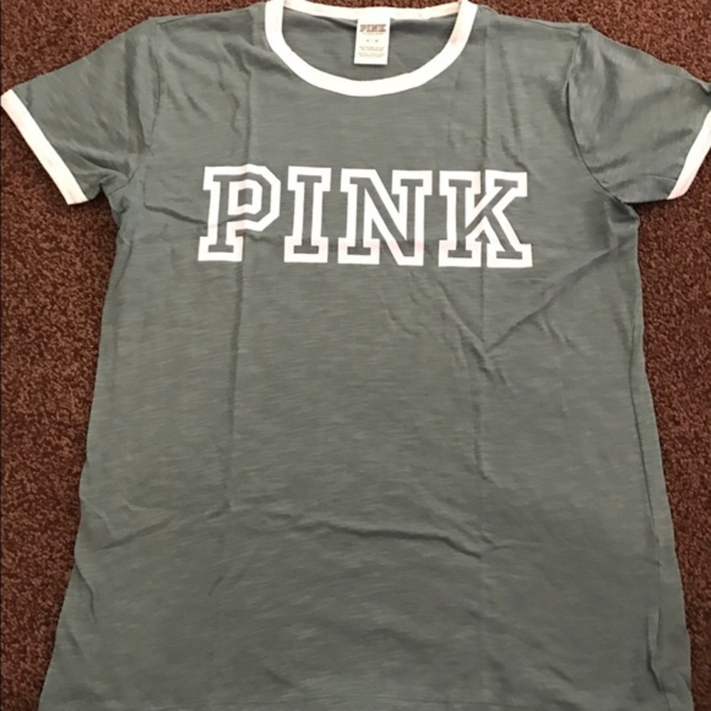VS PINK ringer tee