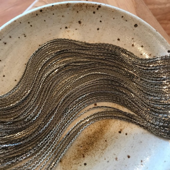 Multi-chain Silver Cocktail Bracelet - Picture 3 of 3