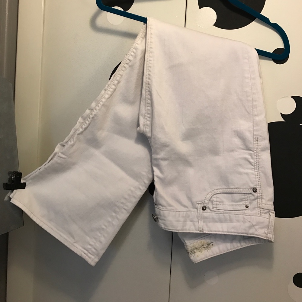Express white jeans