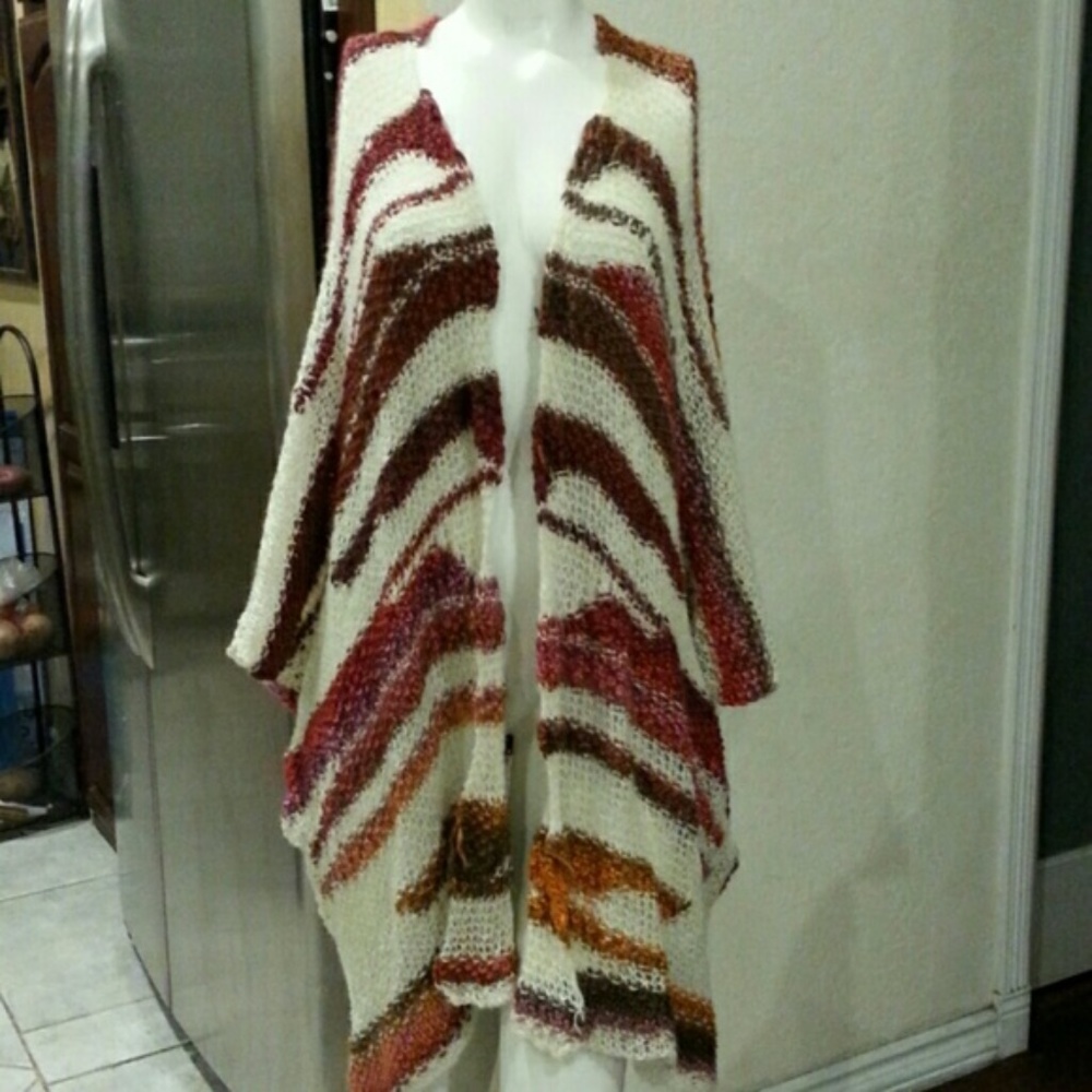 Roffe Knit Ruana Cardigan - Picture 3 of 4