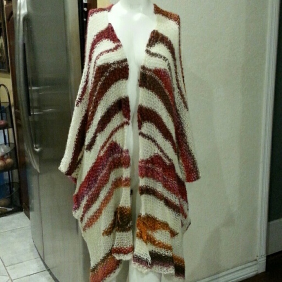 Roffe Knit Ruana Cardigan - Picture 3 of 4