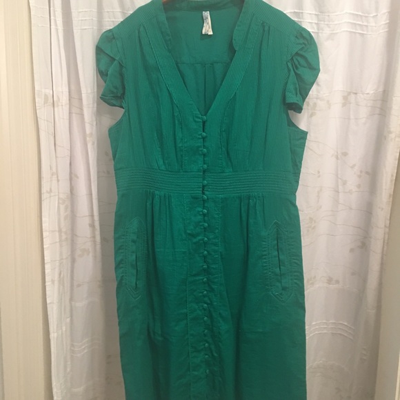 Anthropologie Dresses & Skirts - Kelly Green Dress by Maeve