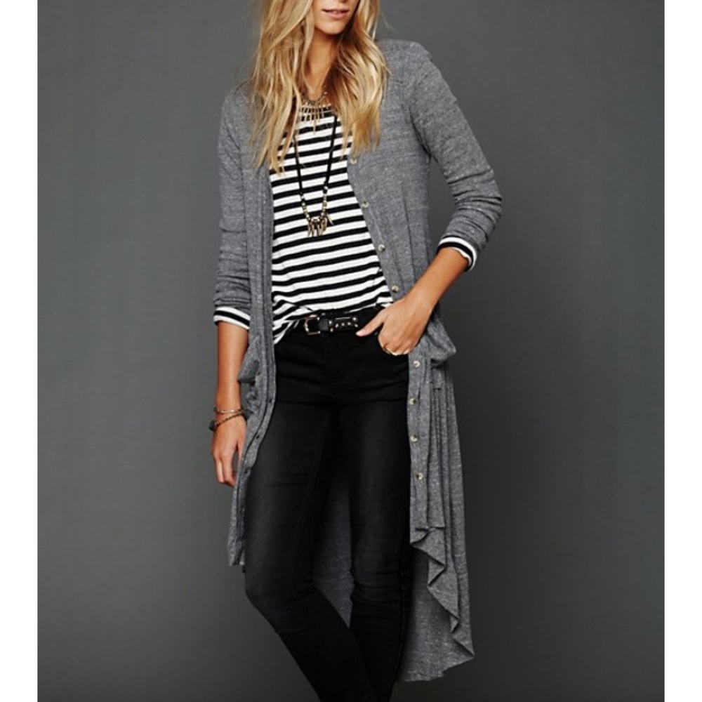 Free People long maxi cardigan