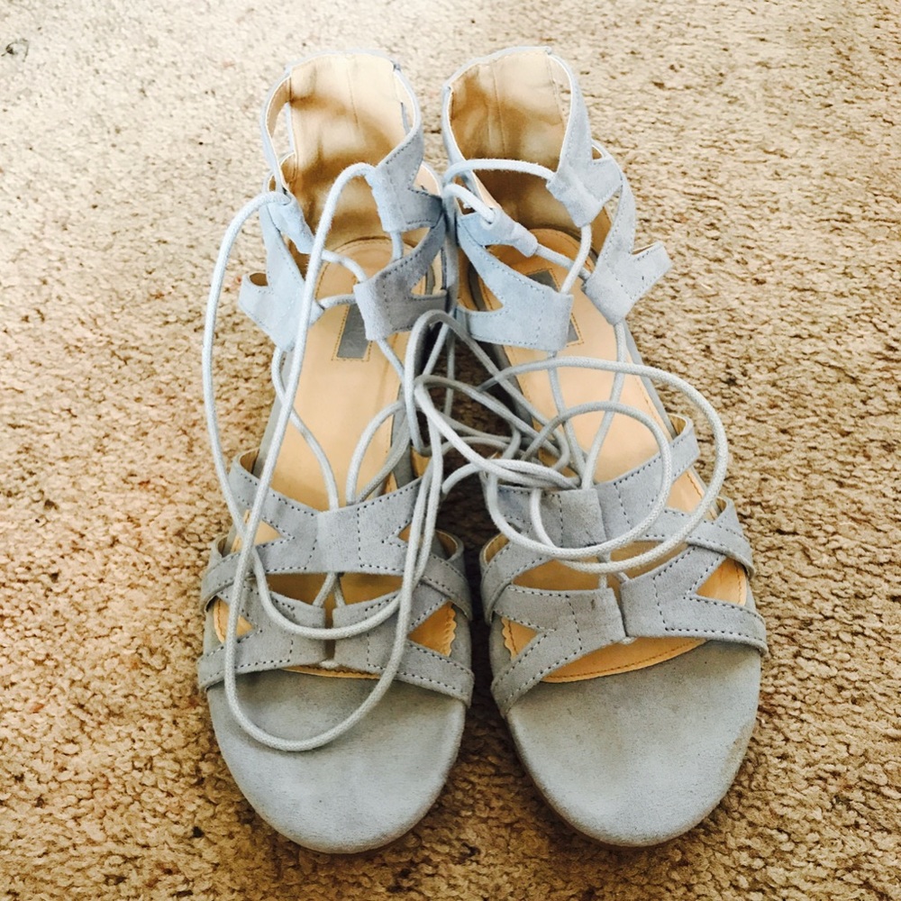 Size 8 Light Blue Sandals