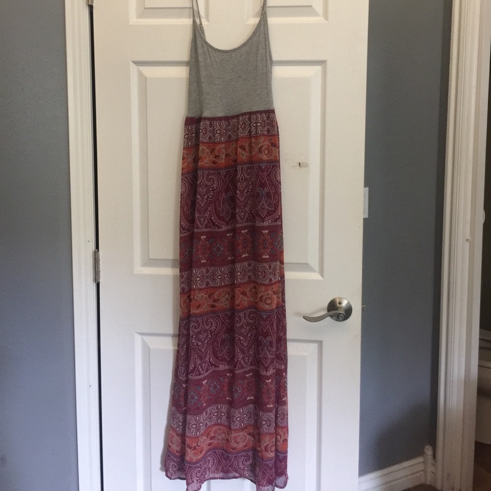 Printed maxi dress