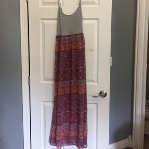 Printed maxi dress