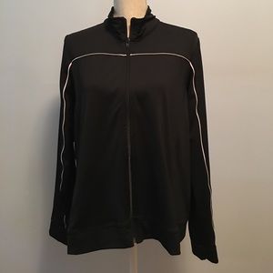 Black track jacket