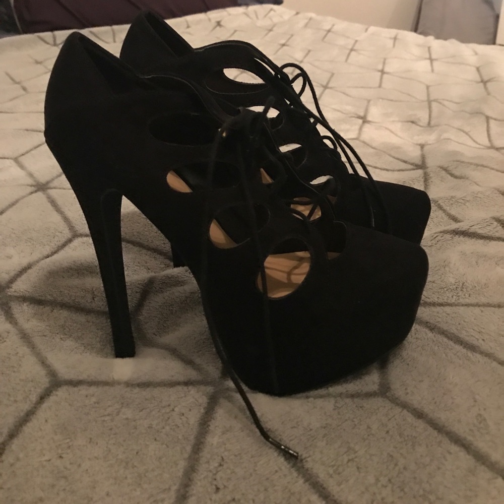 Black heels