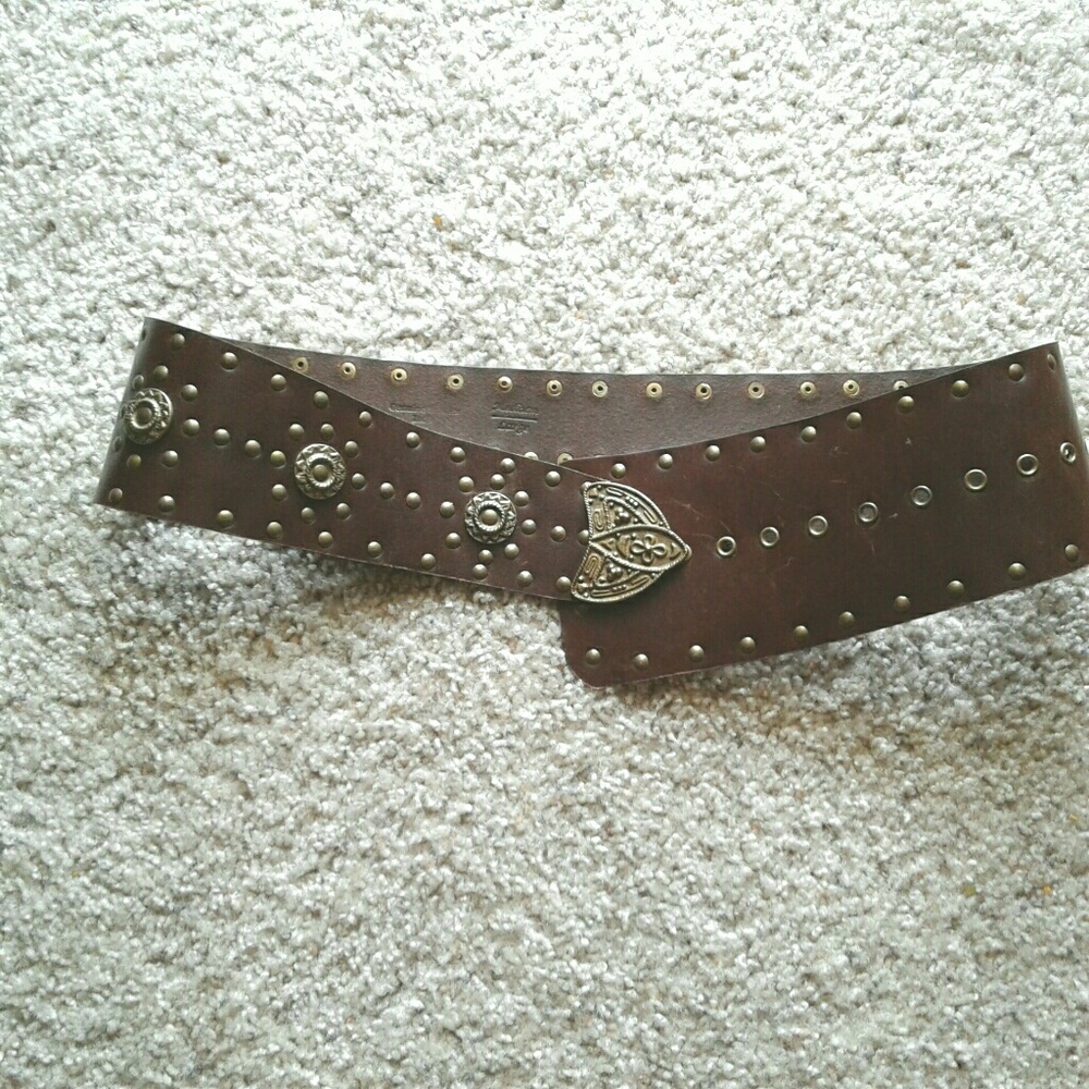 Leather belt