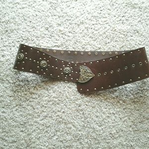 Leather belt