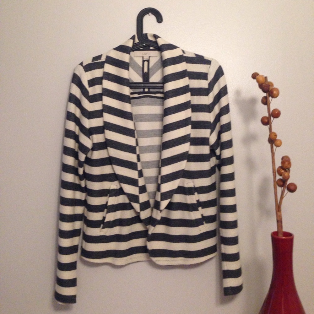 ANN TAYLOR LOFT Stripe Blazer