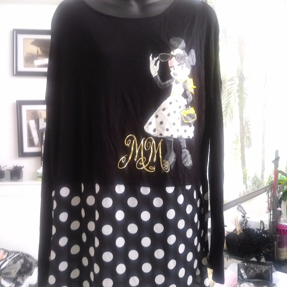 MINNIE MOUSE SIGNATURE SERIES BLOUSE XXL