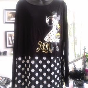 MINNIE MOUSE SIGNATURE SERIES BLOUSE XXL