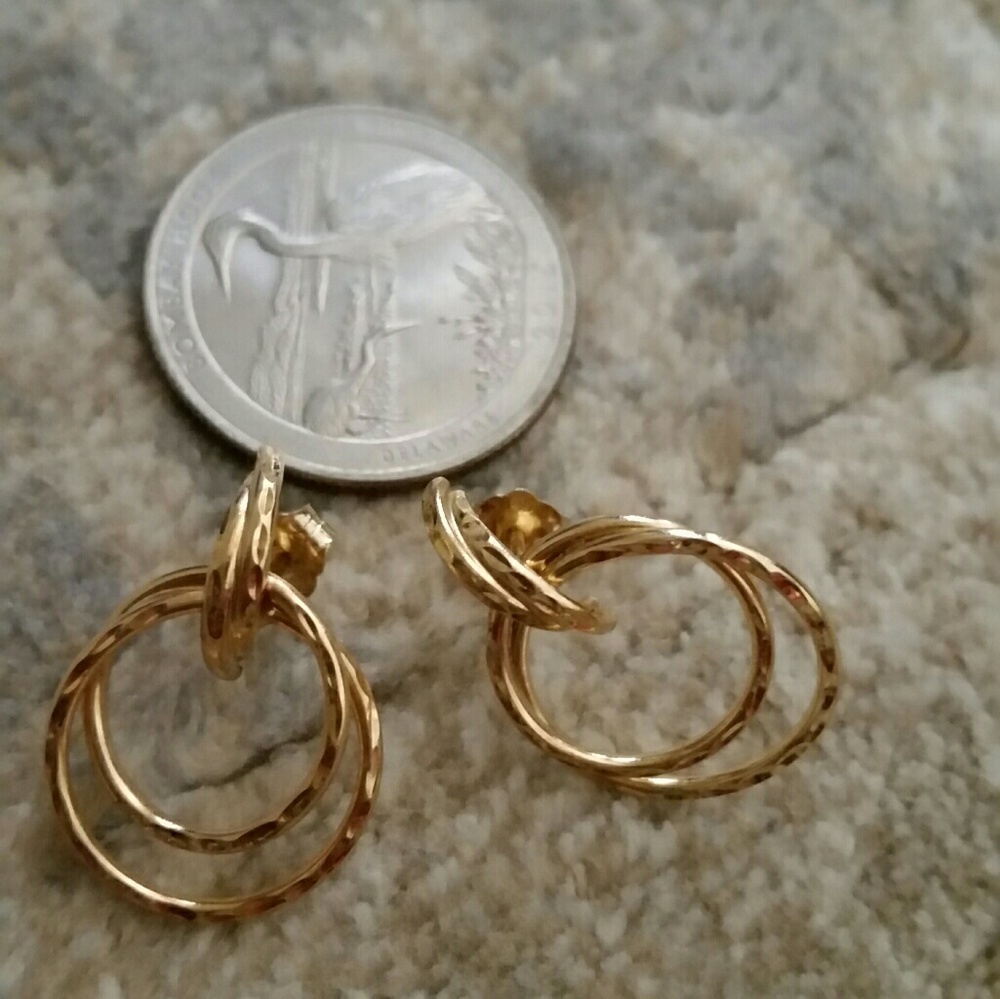 SOLD 14kt earrings