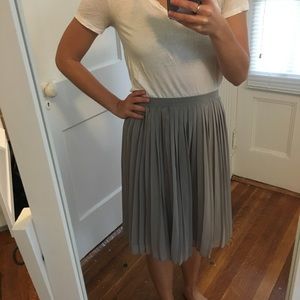 Uniqlo Pleated Chiffon Skirt