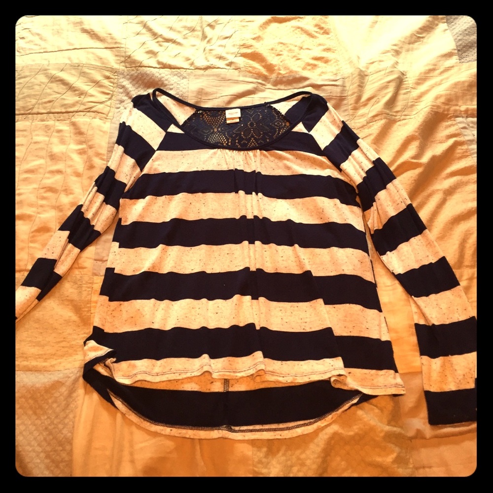 Blue stripe shirt