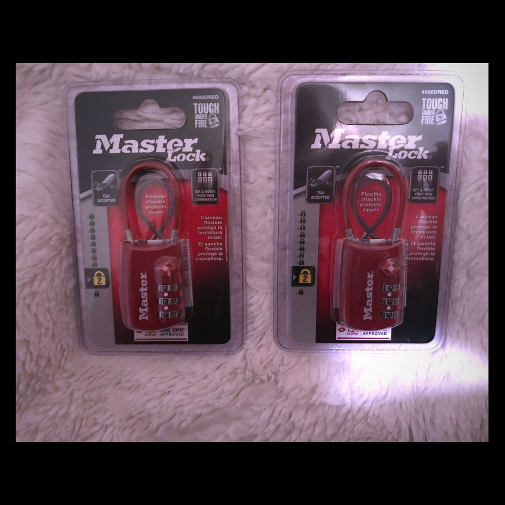 Two luggage locks! Never used!