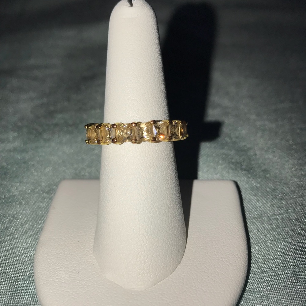 🌸Gold filled Faux Morganite ring 🌸