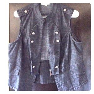 Denim vest