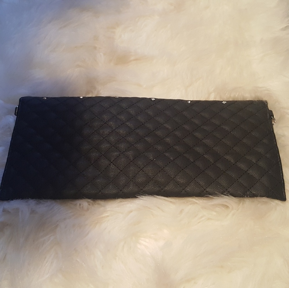 Quilted Rhinestone Clutch - Picture 3 of 6