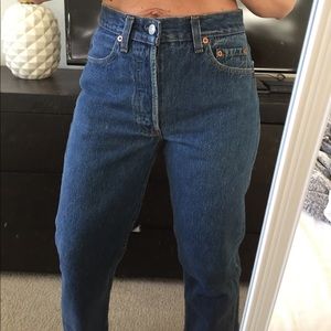 Levis high waisted jeans denim