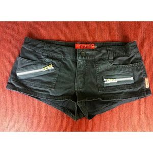 Tripp NYC Black Zipper Shorts Size 11