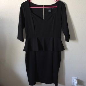 Kardashian Kollection Peplum Bodycon Dress