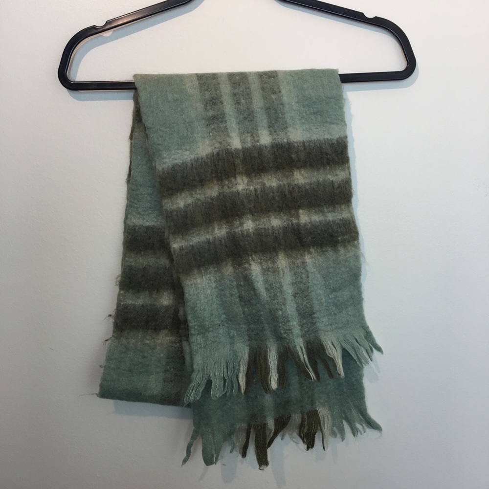Madewell scarf green plaid
