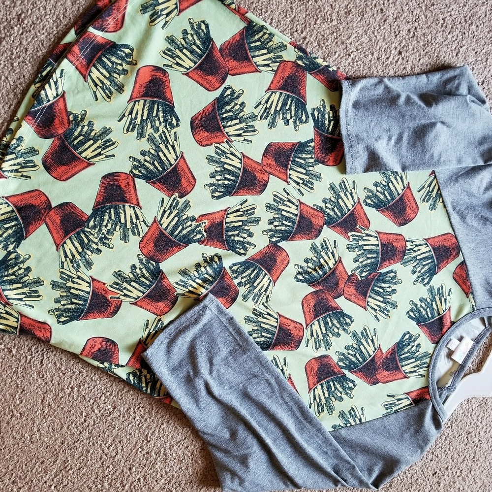 Lularoe Randy size large French fry