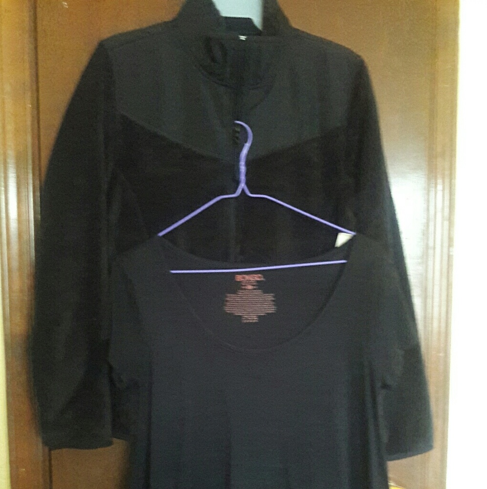 SALE!! Bundle of black jacket/blouse & 2polo shirt