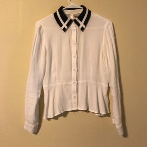 Forever 21 formal blouse