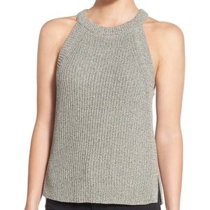 Madewell xs Valley sweater tank Halter  top
