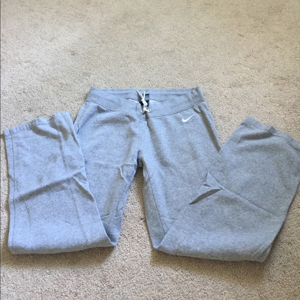 Gray Nike sweatpants. Women's medium.