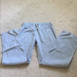 Gray Nike sweatpants. Women's medium.