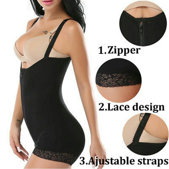 Women Full Body Shaper High Compression Strappy Wa - Picture 5 of 6
